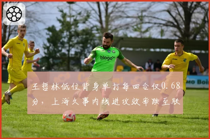 王哲林低位背身单打每回合仅0.68分,上海久事内线进攻效率跌至联赛第九